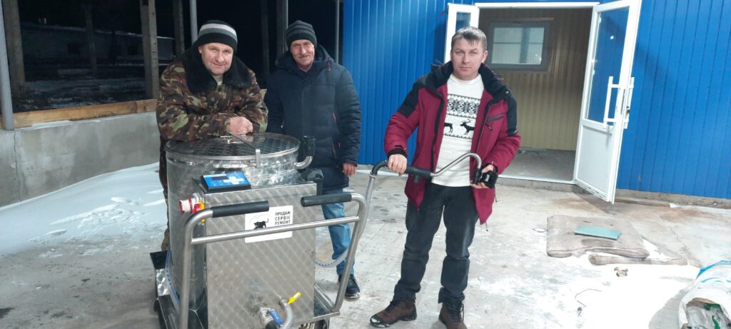 Встановлення молочного таксі Holm&Laue МТХ 4.0 (150л) ТОВ “МОЛОЧНІ РОСИ”