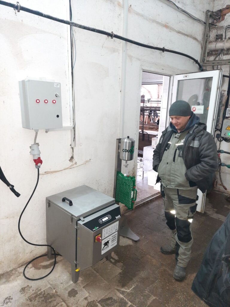 Установка розморожувач молозива ColoQuick СТОВ “АГРОКО”